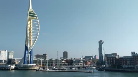 Spinnaker-tower-and-gunwharf-quays-from-the-sea