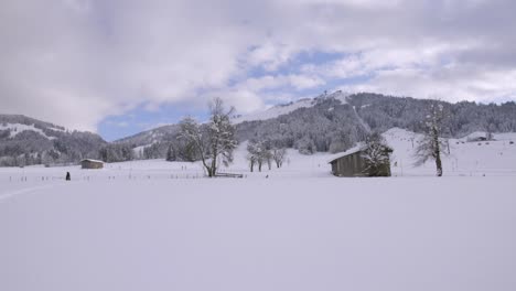 Eine-Winterlandschaft-In-Österreich,-St