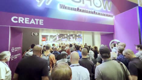 DOORS-OPEN-AT-NAB-SHOW,-NATIONAL-ASSOCIATION-OF-BROADCASTERS-SHOW-IN-LAS-VEGAS-NEVADA-IN-2023