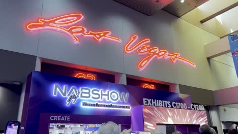 PEOPLE-ENTER-NAB-CONVENTION-IN-LAS-VEGAS-NEVADA-IN-2023