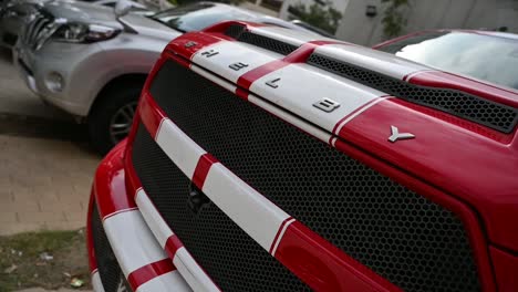 Close-Up-View-Across-Front-Grill-Of-Shelby-SUV
