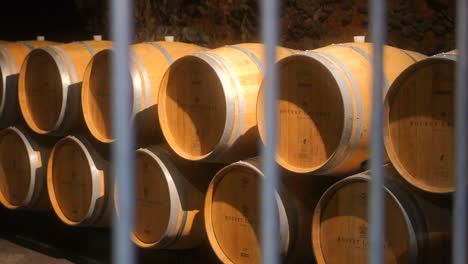 Wine-Barrels-In-An-Underground-Wine-Cellar
