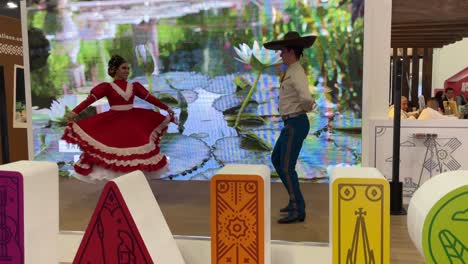 slow-motion-shot-of-traditional-mariachi-dancers