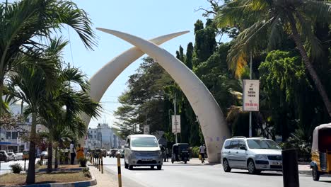 Mombasa-Stoßzähne-In-Kenia