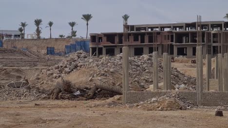 Resort-De-Playa-Destruido-En-Egipto-Cerca-Del-Mar-Rojo