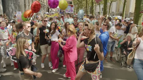 People-dancing-and-enjoying-the-Antwerp-Pride-Parade-2023-in-Belgium