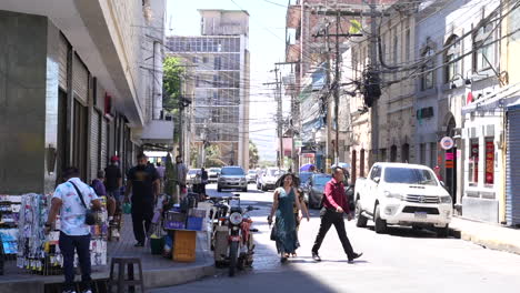 Latin-americans-walking-on-the-street-in-Honduras-down-town-street