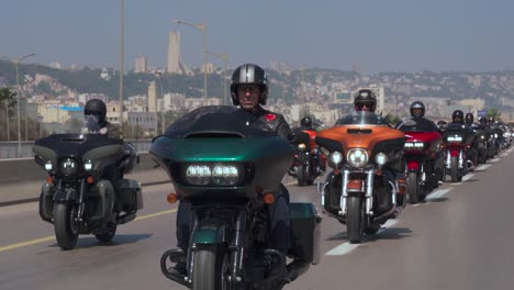 Harley-Owners-Group-chapter-Algeria-in-road-of-Algiers