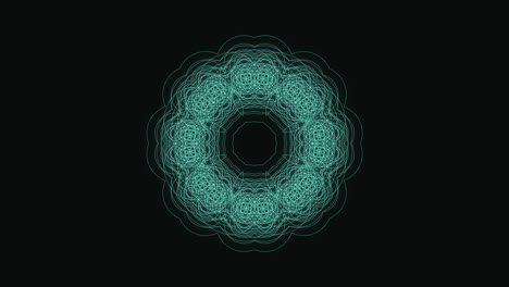 Kompliziertes-Fraktales-Kaleidoskop,-DJ-Visuals,-Kreisförmig,-Multiplizierend,-Party-Visuals,-Psychedelisch,-Nahtloser-VJ-Loop