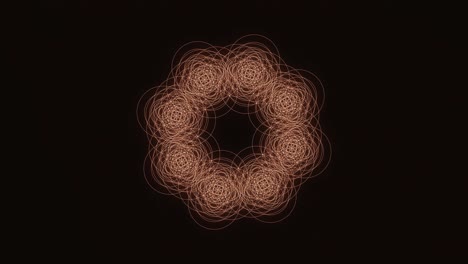 Geometría-Sagrada,-Patrones-Circulares-Transformándose,-Bucle-Vj-Sin-Fisuras