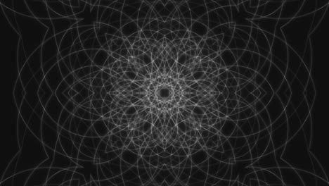 Sacred-Geometry,-Blurring,-Morphing-Spheres,-Glowing-WhiteSeamless-VJ-Loop