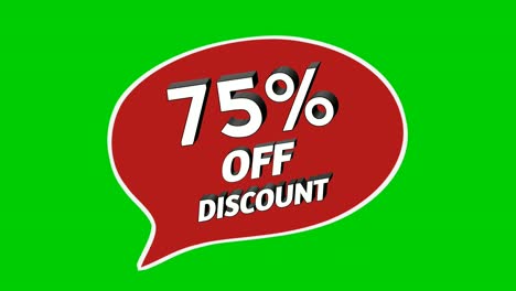 Sale-discount-75%-percent-stickers-animation-motion-graphics