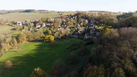 Snowshill-Cotswold-Village-Autumn-UK-Aerial-Landscape-Countryside-England
