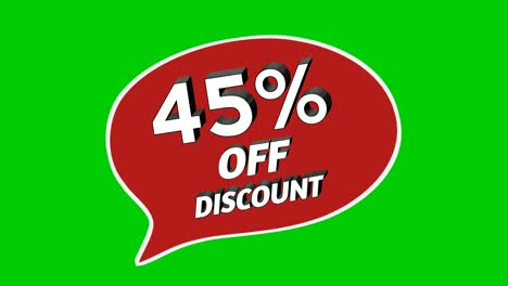 Sale-discount-45%-percent-stickers-animation-motion-graphics