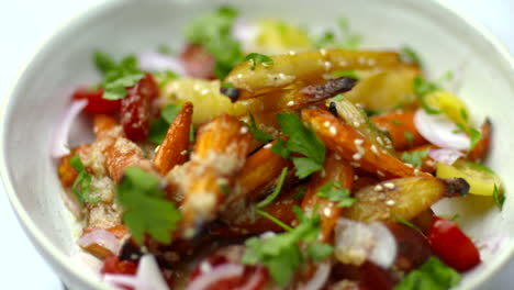 Vegan-salad-roasted-vegetable-bowl-food