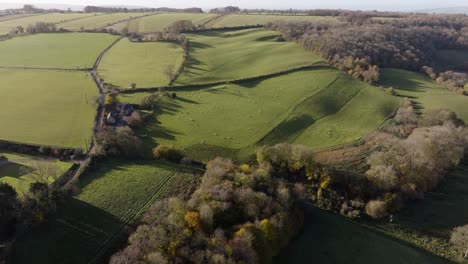 UK-Cotswold-Landscape-Countryside-Beautiful-Autumn-Aerial-England