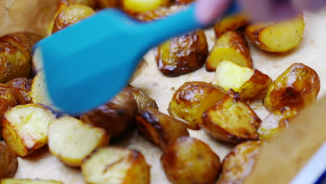 Sautierte-Kartoffelblechauflaufform