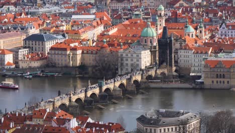 Charles-Bridge-and-Old-Town-Bridge-Tower-and-the-Dome-of-the-Church-of-St