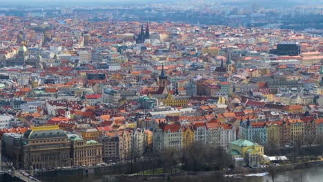 Prague-Old-town-aerial-view,-Czech-Republic