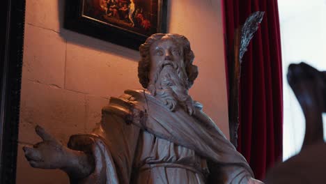 Apostle-Paul-statue-inside-chateau-reveals-masterpiece-of-sculpted-artistry