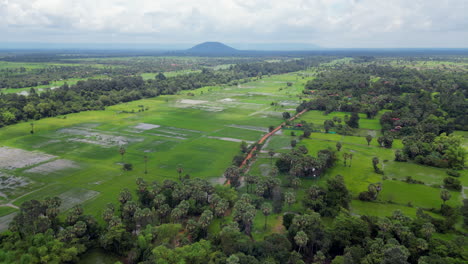 Las-Verdes-Llanuras-Aluviales-De-Camboya-Se-Extienden-En-La-Distancia