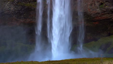 Large-natural-waterfall-in-iceland.-Seljalandsfoss.