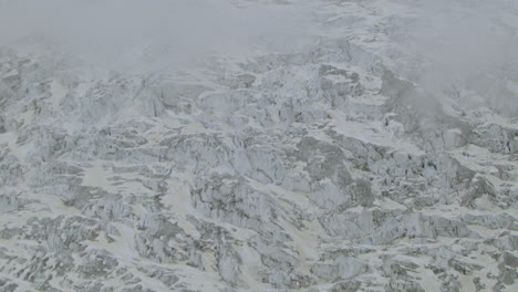Dramatic-Frozen-Landscape-of-the-Aletsch-Glacier,-Switzerland,-Aerial