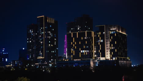 Landmark-81-Revealed-Behind-Building-with-LED-Lights-in-the-night