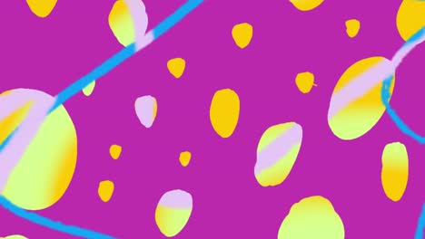 Hand-drawn-animation-for-backgrounds,-text-etc-festive-and-colourful-dots-and-strings