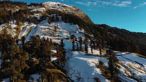 aerial-drone-camera-beutiful-cinematic-shot-chopta-utrakhand-many-mountains-and-hills-are-visible