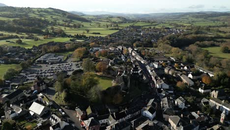 UK-Rural-Autumn-Town-Landscape-Wales-Hay-on-Wye-Brecon-Beacons-Aerial-Landscape