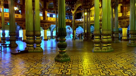 Maharajah's-Private-Court-inside-Ambavilas-Palace-in-Mysuru-cityscape-of-Karnataka-India