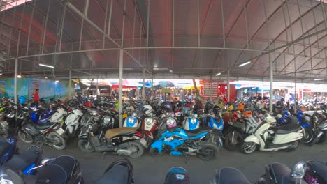 View-of-Motorcycle-parking-at-Chatuchak-Weekend-Market