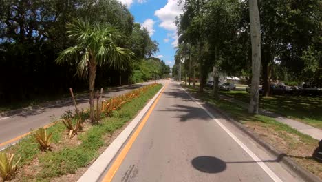 Florida-Street-McGregor-Boulevard-En-Dirección-Norte-Casco-Motocicleta-Casco-Leva-Ciudad-De-Fort-Myers