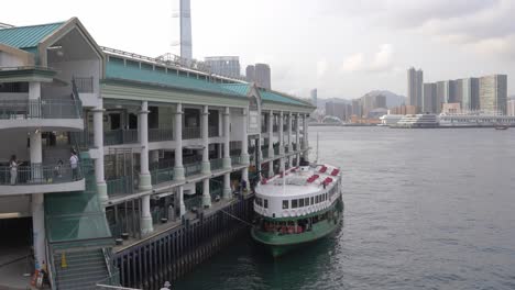 The-Star-Ferry-passenger-ferry-moored-at-the-pier