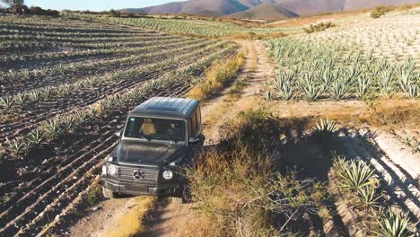 Tracking-a-4x4-off-road-G-class-Mercedes-Benz-car-driving-in-the-desert