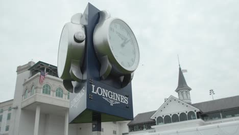 Churchill-Downs-Spires-From-Paddock-Looking-Through-Clock