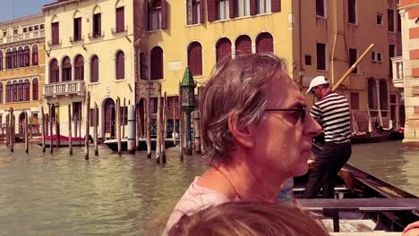 Canale-Grande-In-Venedig,-Die-Berühmte-Stadt-Italiens-Mit-Einem-Berühmten-Wahrzeichen