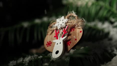 Closer-view-from-a-depicting-deer-decorating-object-on-the-xmas-tree