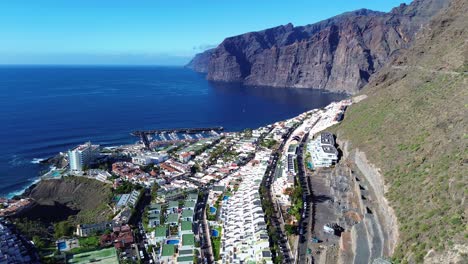 Viewpoint-Los-Gigantes-In-Tenerife-Spain-Costa-Adeje,-Canary-Islands