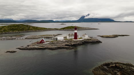 Tranoy-Lighthouse-In-Hamaroy-Municipality,-Nordland-County,-Norway