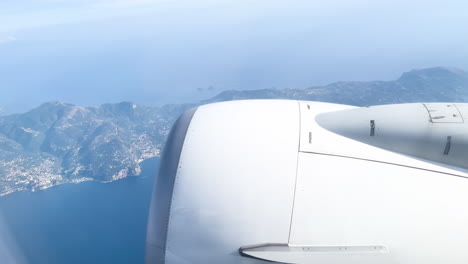 Airplane-Jet-Engine-Seen-Through-The-Window-During-A-Flight