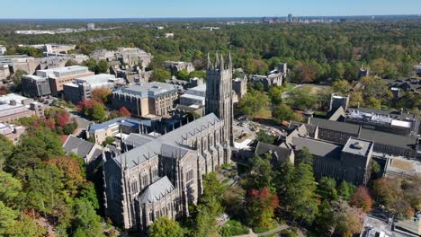 Duke-Chapel-and-University-campus-during-autumn-day