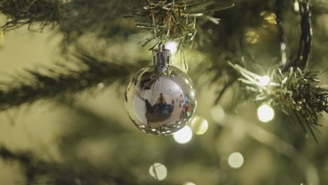 Christmas-Tree-and-Ornaments-With-Lights