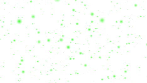Partículas-De-Luz-Bolas-De-Brillo-Moviéndose-A-Través-Del-Espacio-Universo-Animación-Gráficos-En-Movimiento-Efecto-Visual-Fondo-3d-Bucle-Sin-Interrupción-4k-Blanco-Verde