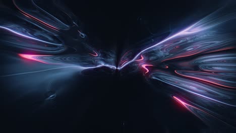 Abstrakte-Geschwindigkeit-Tunnel-Warp-Raumzeitreise