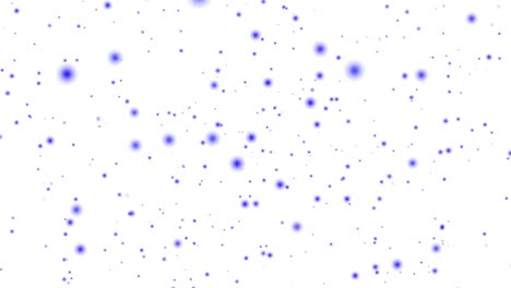 Partikellicht-Glühkugeln,-Die-Sich-Durch-Den-Weltraum-Bewegen,-Universum,-Animation,-Bewegungsgrafik,-Visueller-Effekt,-3D-Hintergrund,-Nahtlose-Schleife,-4k,-Blau,-Weiß