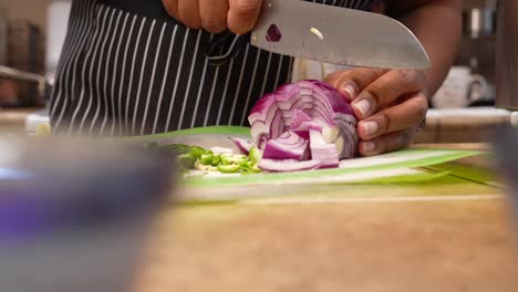 Chopping-red-onions---Chana-Masala-series