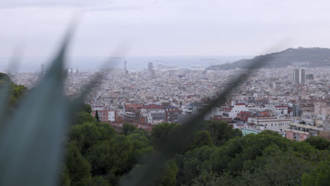 Barcelona-Entfaltet-Sich:-Luftaufnahme,-Die-Die-Schönheit-Einfängt