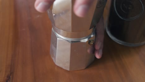 Fresh-Coffee-Grounds-in-Moka-Pot-Ready-to-Brew